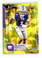 2025 Bowman University Chrome Sapphire Base Set Jayce Brown #71 card