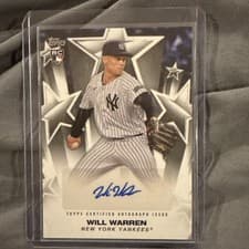 2025 Topps Baseball Stars Autographs Will Warren #BSA-WWA card