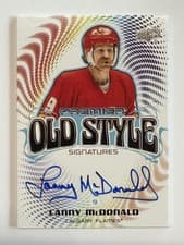 2024-25 Upper Deck Premier Old Style Signatures Lanny McDonald #OS-LM card