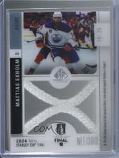 2024-25 SP Game Used 2024 Stanley Cup Playoffs Net Cord Relics Mattias Ekholm #SCN-ME card