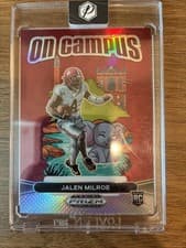 2025 Panini Prizm Draft Picks On Campus Jalen Milroe #11 card
