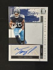 2025 Panini Impeccable Immense Patch Autos Tony Pollard #2 card
