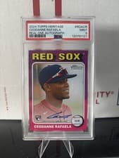 2024 Topps Heritage Real One Autograph Ceddanne Rafaela #ROACR card