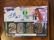 2025 Panini Impeccable WNBA Impeccable Award Winning Signatures Aliyah Boston #4 card