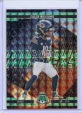 Caleb Williams 2025 Panini Mosaic Touchdown Masters card