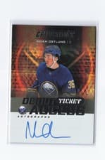 Noah Ostlund 2025-26 Upper Deck Credentials Debut Ticket Access Autographs card