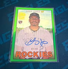 2025 Topps Archives Fan Favorite Autographs 1967 Greg Jones #67FFA-GJ card