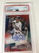Ichiro 2019 Topps Finest Autographs card
