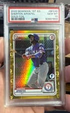 Sherten Apostel 2020 Bowman 1st Edition card