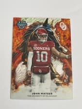 2025 Bowman University Best Workhorse John Mateer #W-6 card