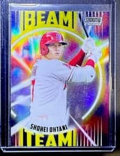 Shohei Ohtani 2022 Stadium Club Beam Team card