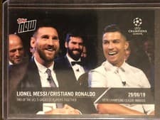 2019 Topps Now UEFA Champions League Lionel Messi, Cristiano Ronaldo #7