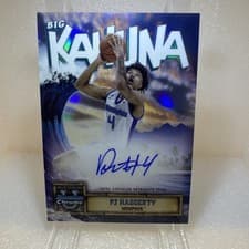 2024-25 Bowman University Chrome The Big Kahuna Autographs PJ Haggerty #BKA-PJ card