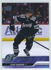 Luke Hughes 2023 Upper Deck card