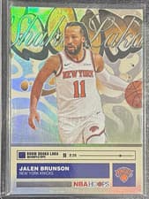 2025-26 NBA Hoops Boom Shaka Laka Jalen Brunson #BO-7 card