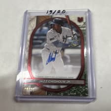 2025 Topps Museum Collection Archival Autographs Jazz Chisholm Jr. #AA-JC card