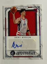 Deni Avdija 2020 Panini Chronicles Apprentice Signatures card