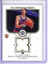 2025-26 Topps Franchise Fabrics Yanic Konan-Niederhäuser #FF-YK card