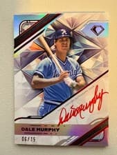 2025 Topps Diamond Icons White PolychromatINK Autographs Dale Murphy #WPA-DMU card