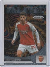 Kai Havertz 2023 Panini Prizm Premier League Fractal card