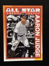 2025 Topps 1990 Topps All-Star Baseball Aaron Judge #90AS-12 card