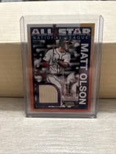 2025 Topps 1990 Topps Baseball All-Star Relics Matt Olson #90ASR-MO card