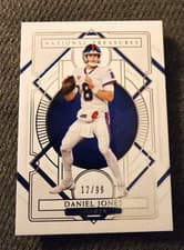 Daniel Jones 2020 Panini National Treasures card