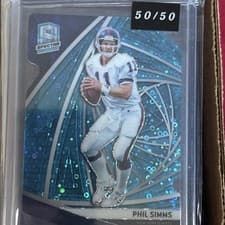 Phil Simms 2019 Panini Spectra card