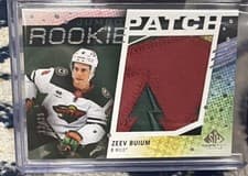 2025-26 SP Game Used Rookie Jumbo Patch Zeev Buium #JRP-ZB card