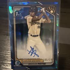 2024 Bowman Draft Sapphire Edition Prospect Autographs Braylon Payne #CPA-BP card