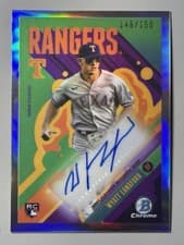 2024 Bowman Chrome Ascensions Autographs Wyatt Langford #BAA-WL card