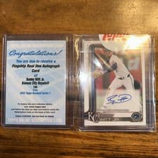 2025 Topps Real One Autographs Bobby Witt Jr. #100 card