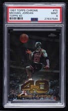 Michael Jordan 1997 Topps Chrome Topps 40 card