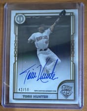 2025 Topps Archives 1987 Topps Boardwalk and Baseball Autographs Torii Hunter #87BBA-TH card
