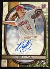 2025 Topps Museum Collection Archival Autographs Rhett Lowder #AA-RL card