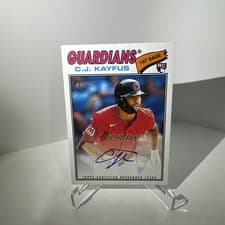 2026 Topps Heritage Real One Autographs C.J. Kayfus #ROA-CJK card