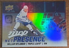 2025-26 Upper Deck MVP Net Presence William Nylander #NP-6 card