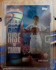 2025-26 Topps Rise to Stardom Derik Queen #RTS-13 card
