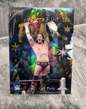 2026 Topps Chrome WWE Platinum Punk CM Punk #PLP-5 card