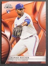 2025 Topps Chrome Black Rookie Design Variations Kumar Rocker #30 card