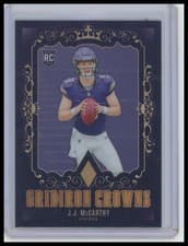 2024 Panini Phoenix Gridiron Crowns J.J. McCarthy #GC-JMY card