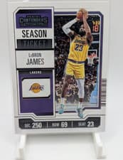 LeBron James 2023 Panini Contenders card
