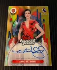 2025 Finest Finest Fans Autographs Anne Hathaway #FAN-AH card