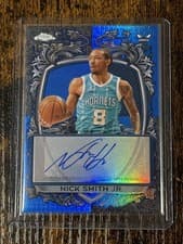 2025-26 Topps Chrome Signature Style Nick Smith Jr. #SS-NSJ card