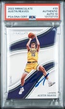2022 Panini Immaculate Austin Reaves #33