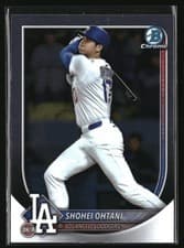 Shohei Ohtani 2025 Bowman Chrome card