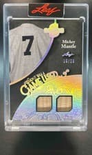 2025 Leaf Spectacular Baseball When it Was A Game Used Mickey Mantle #WU-17 card