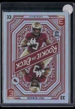 2024 Donruss Elite Rookie on Deck Trey Benson #18 card