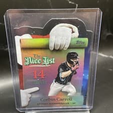 2025 Topps Holiday Making the Nice List Corbin Carroll #MNL-9 card