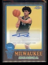 2024-25 Topps Chrome 1973 Topps Autographs Andre Jackson Jr. #73TA-AJ card